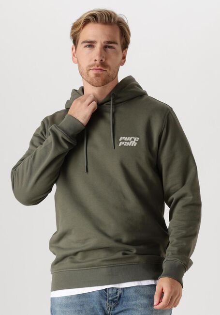 Grüne PURE PATH Pullover REGULAR FIT SWEATERS HOODIE302 - large