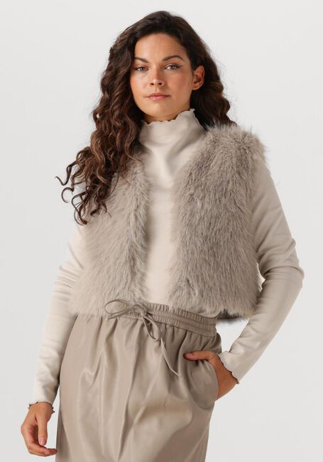 Beige AIMEE THE LABEL Gilet ISLA - large