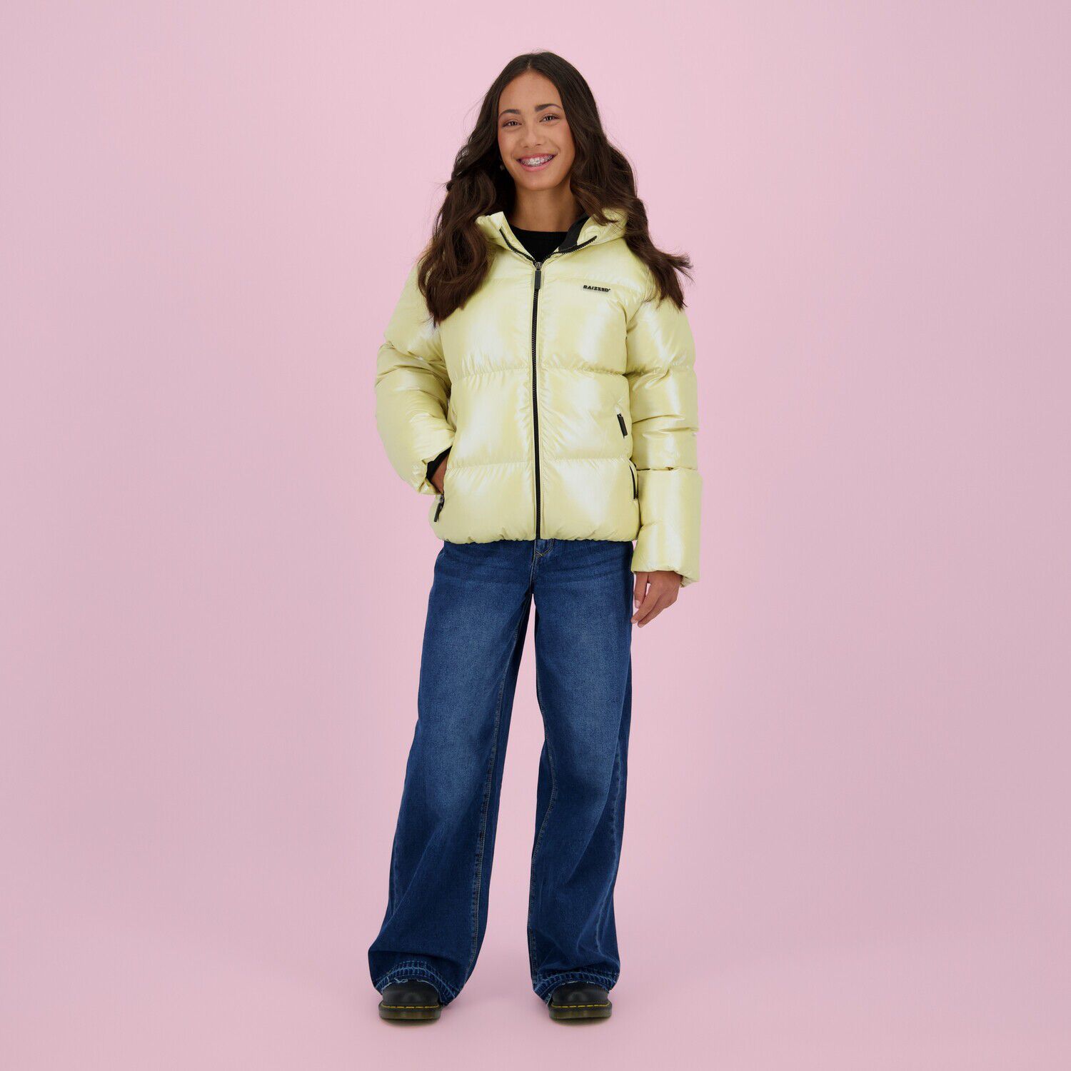 Creme RAIZZED Wattierte Jack TORIANA - large