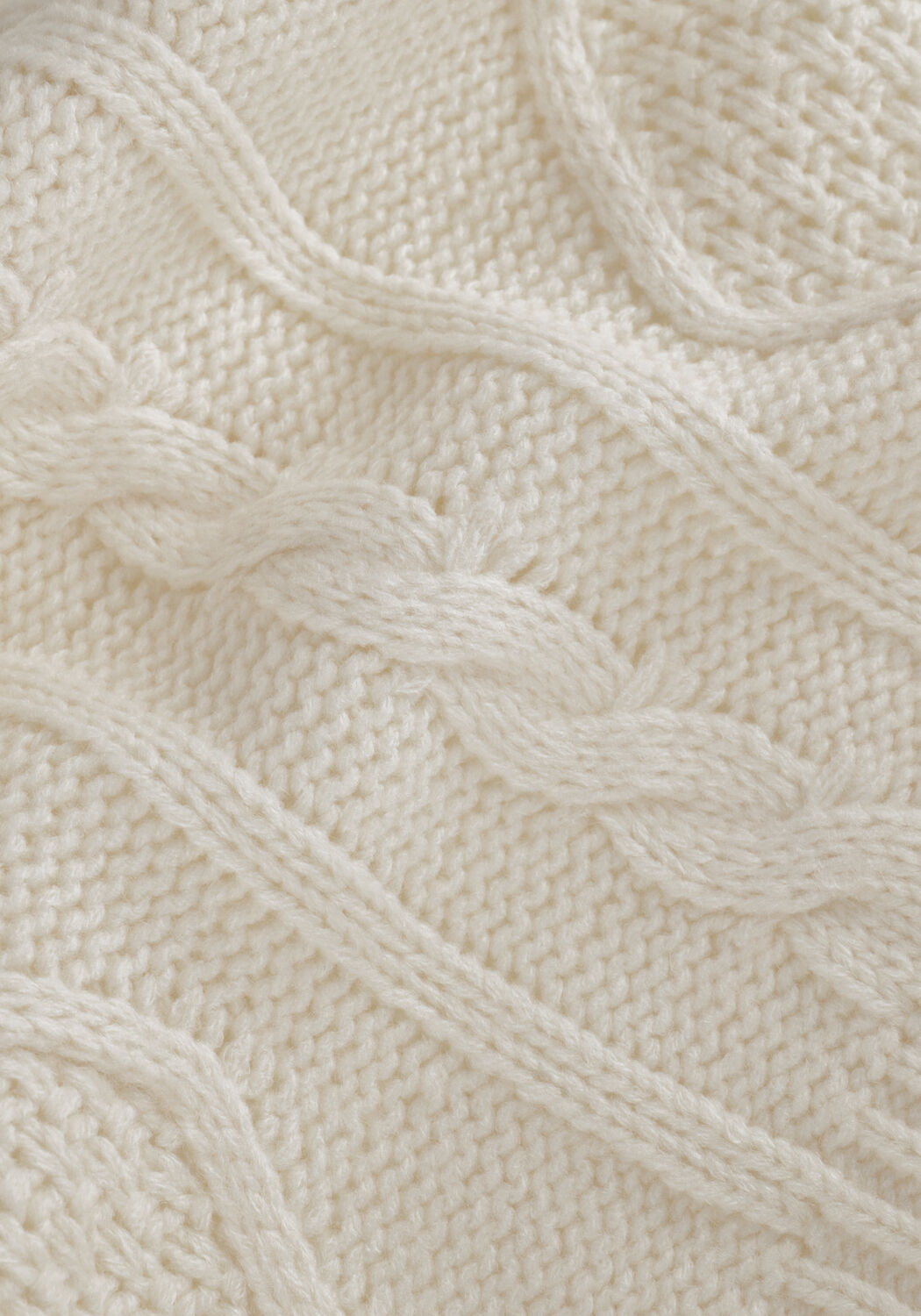 Nicht-gerade weiss COLOURFUL REBEL Pullover OLIVIA CABLE KNITWEAR SWEATER - large