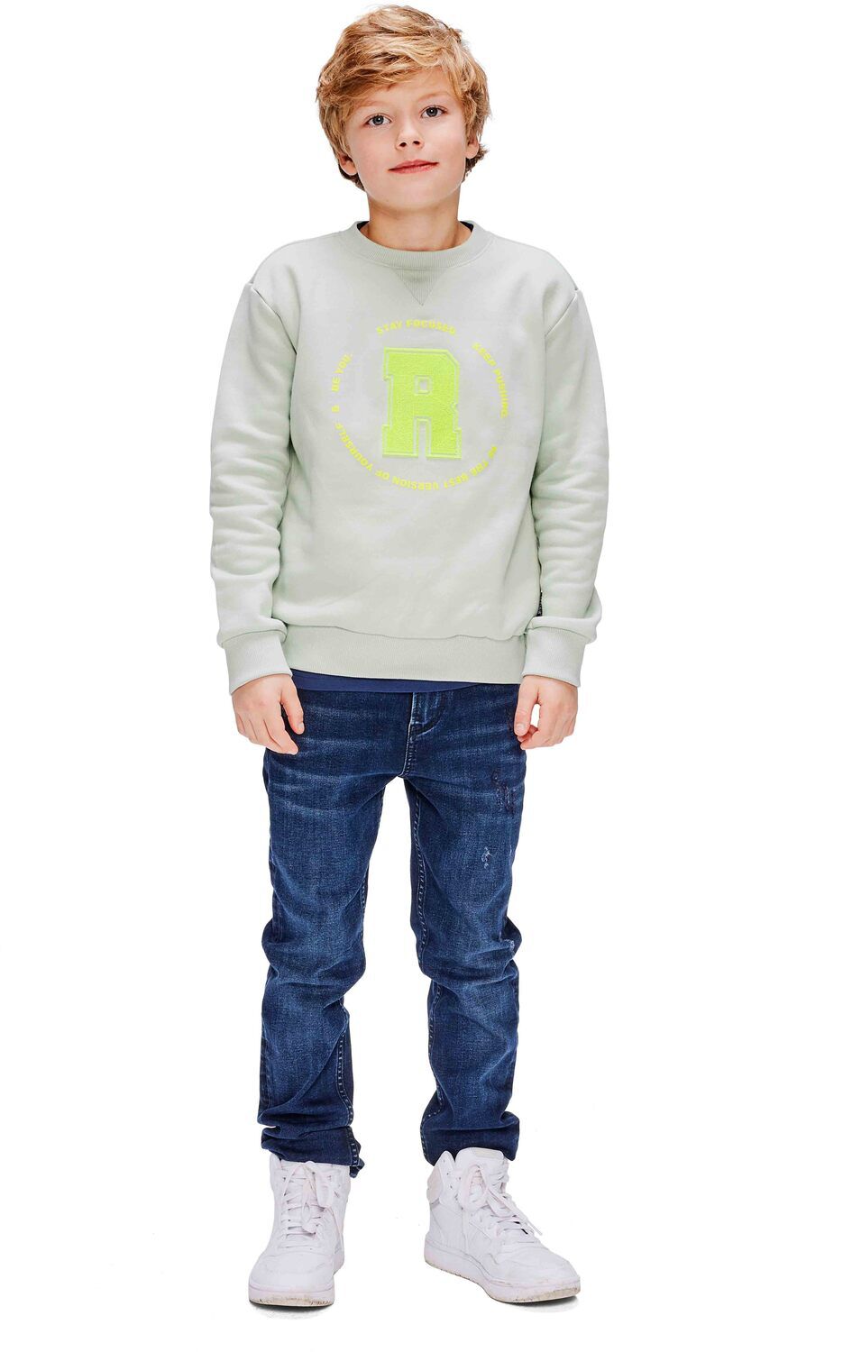 Gr&uuml;ne RETOUR Sweatshirt LUUK - large