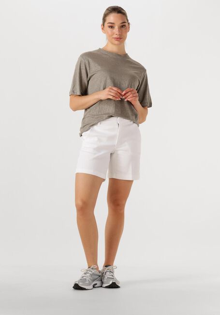 Hellgrau SELECTED FEMME T-shirt SLFVILJA LINEN SS TEE - large