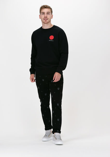 Schwarze EDWIN Sweatshirt JAPANESE SUN SWEAT - large