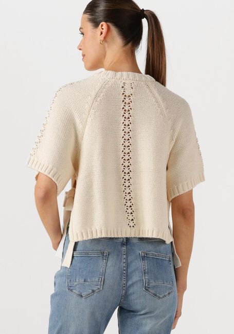 Ecru Y.A.S. Pullover YASLAMINA SS KNIT TOP - large