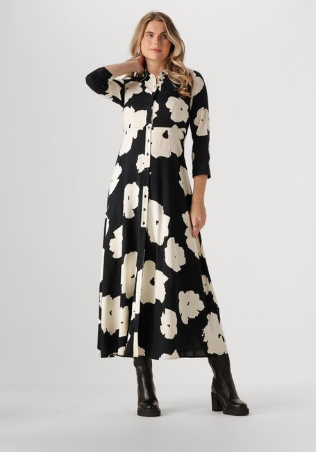 Schwarze Y.A.S. Maxikleid YASSAVANNA LONG SHIRT DRESS S. - large