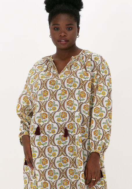 Gelbe ANTIK BATIK Maxikleid TANISSA DRESS - large