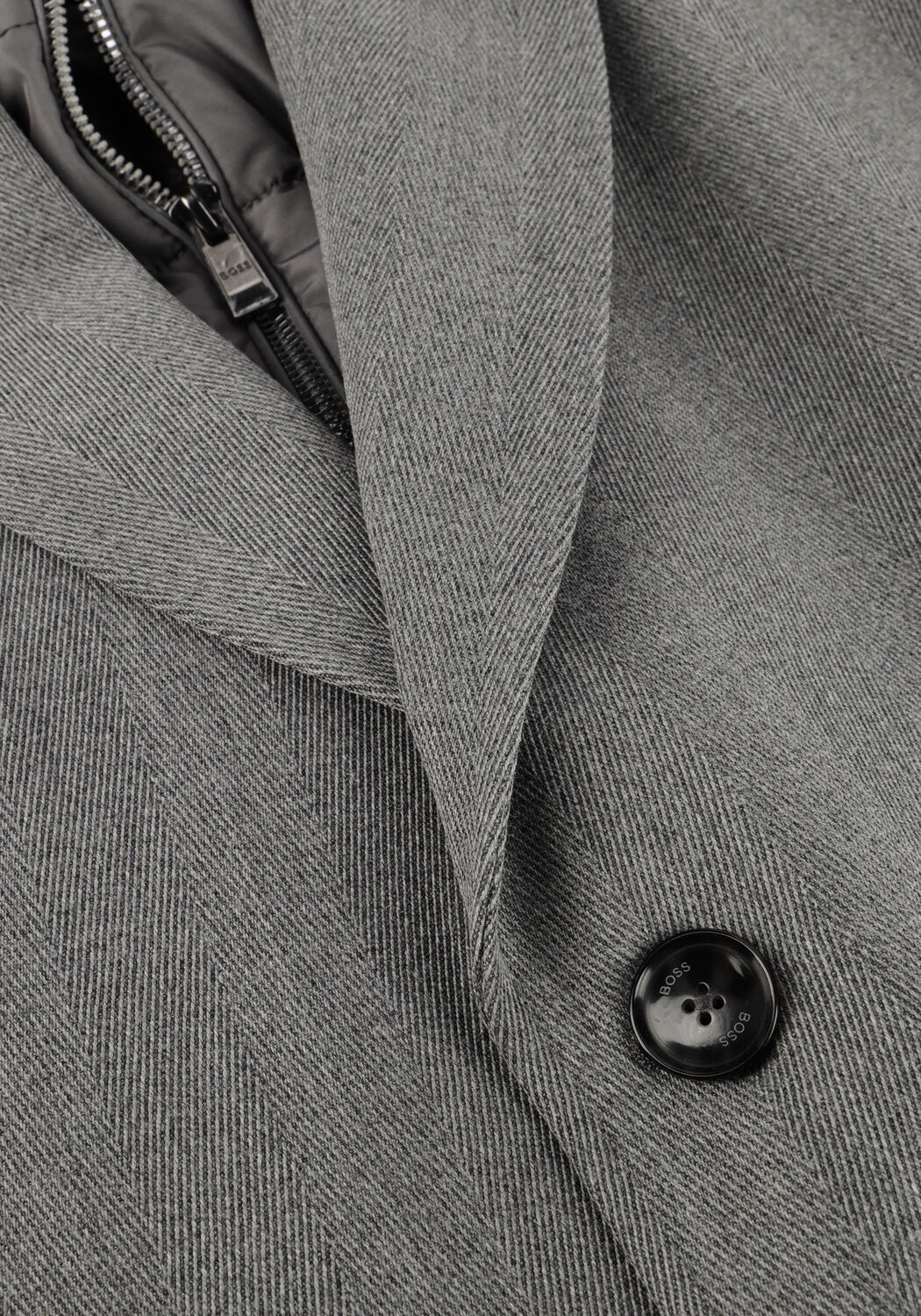 Graue BOSS BLACK M&auml;ntel HYDE-BIB-254 - large