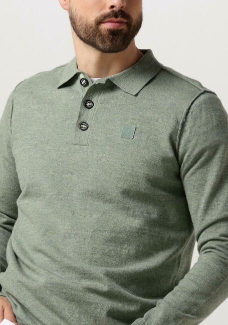 Grüne BUTCHER OF BLUE Polo-Shirt LT CLIFDEN POLO L/S - large