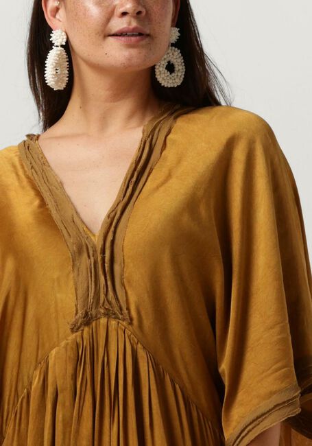 Braune MES DEMOISELLES Maxikleid VOLRA - large