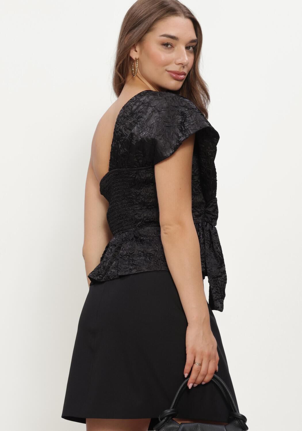 Schwarze NOTRE-V Top NV-IZA - large