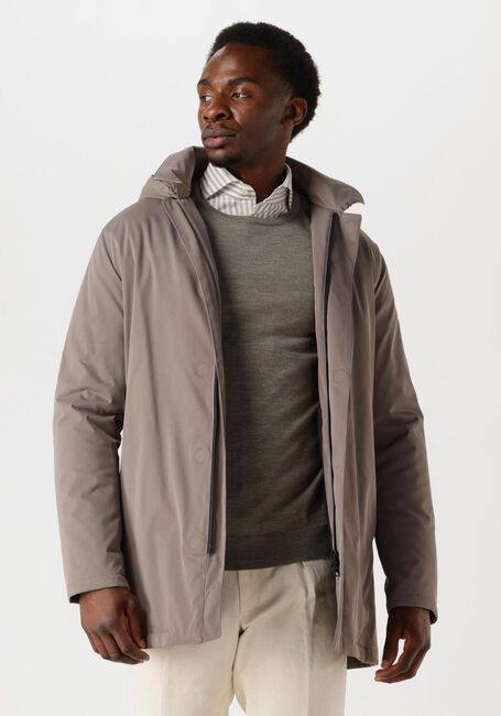 Braune PROFUOMO Parkas OUTERW RAINC MGNT LNG - large