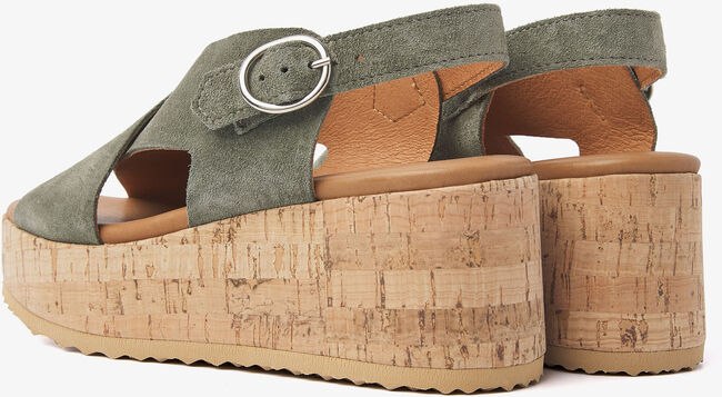 Gr&uuml;ne VIA VAI Sandaletten mit Absatz SISSEL RAISE - large