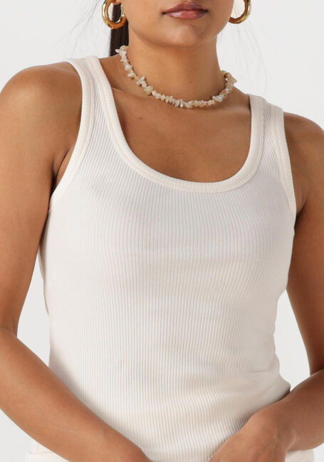 Weiße SELECTED FEMME Top SLFANNA U-NECK TANK TOP - large