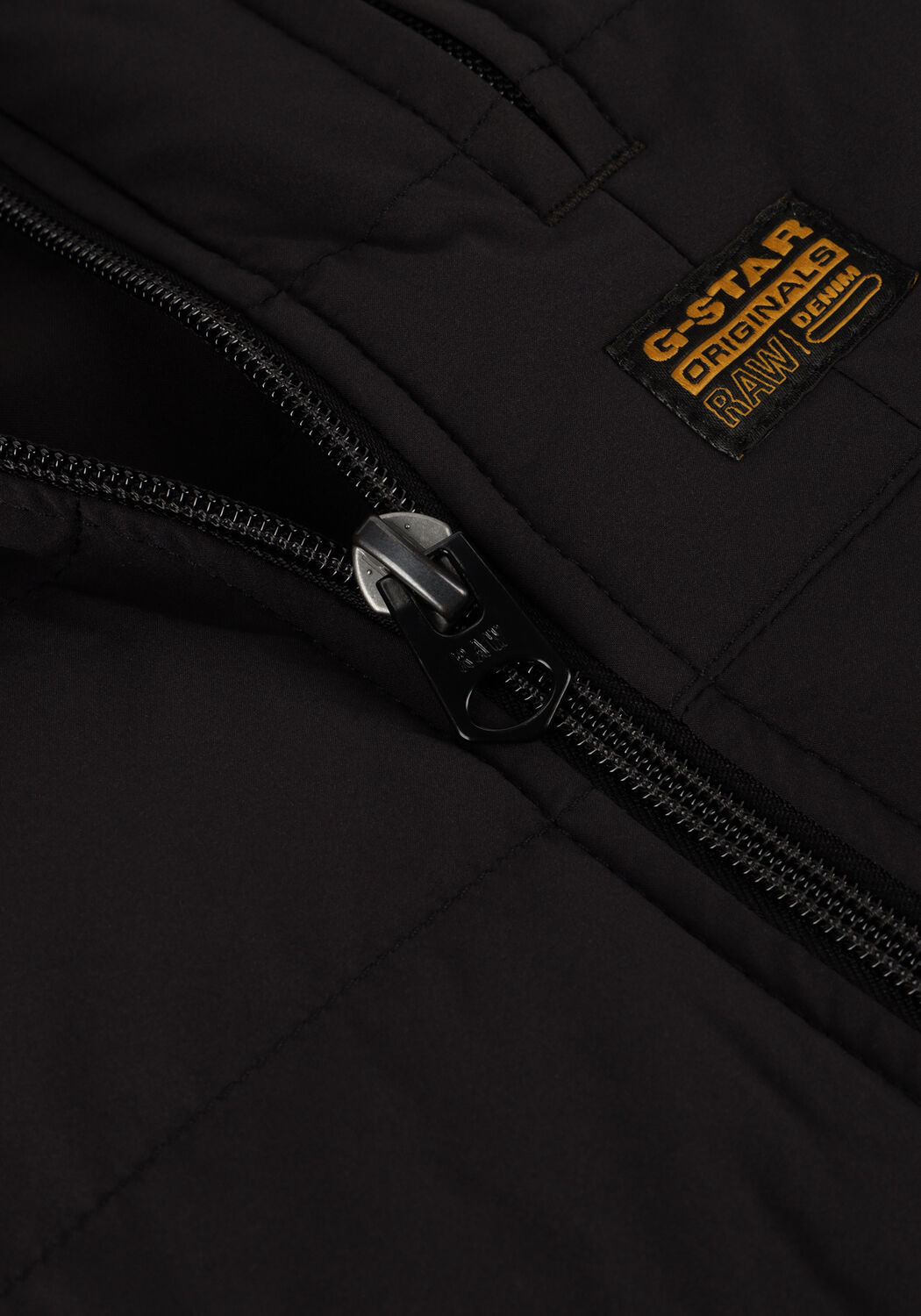 Schwarze G-STAR RAW Bodywarmer FOUNDATION LINER VEST - large