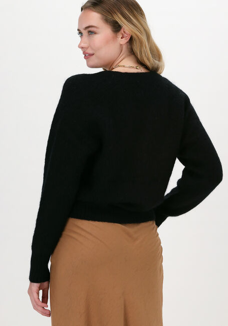 Schwarze SECOND FEMALE Strickjacke BROOK KNIT BOXY CARDIGAN - large