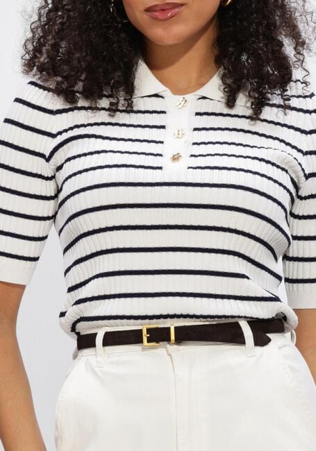 Nicht-gerade weiss AAIKO Top JULIA STRIPE VIS 302 - large