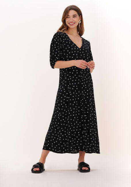 Schwarze MODSTRÖM Midikleid RIDDER PRINT DRESS - large