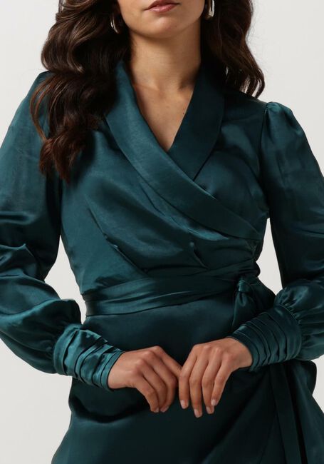 Blaue NOTRE-V Midikleid NV-DORISSA SATIN DRESS - large