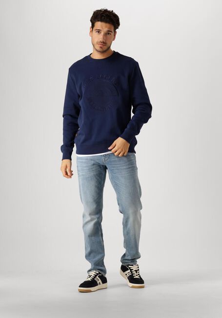 Dunkelblau PME LEGEND Pullover CREWNECK PIQUE DOUBLE FACE SWEAT - large