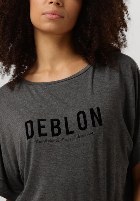 Graue DEBLON SPORTS T-shirt VIOLA TOP SHORT SLEEVE - large