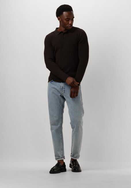 Braune DRYKORN Polo-Shirt TESUAN - large