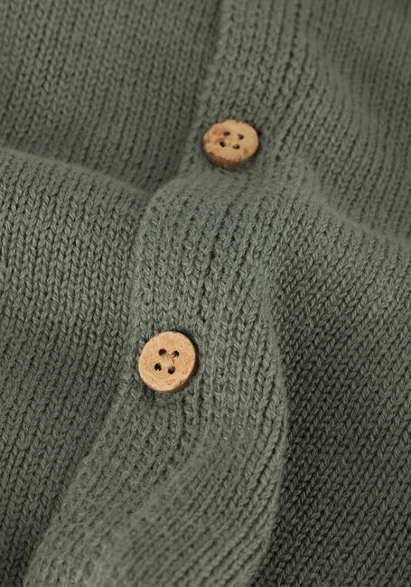 Grüne LIL' ATELIER Strickjacke NMMTHEO LS LOOSE KNIT CARD - large