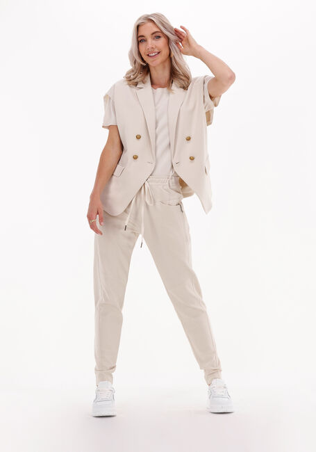 Weiße SUMMUM T-shirt KNITTED T-SHIRT VISCOSE POLYAMIDE KNIT - large