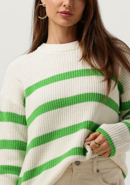 Weiße SELECTED FEMME Pullover SLFBLOOMIE LS KNIT O-NECK B - large
