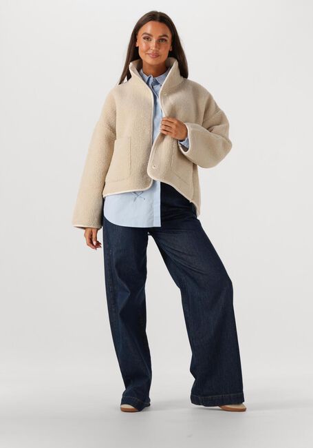 Ecru KNIT-TED Teddy-Jacke JILL - large