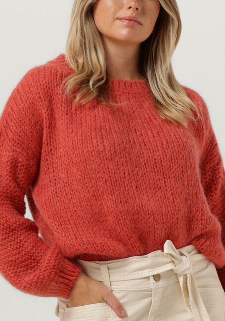 Rote SUMMUM Pullover OVERSIZED CHUNKY SWEATER MOHAIR BLEND KNIT - large