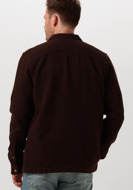 Braune CAST IRON Casual-Oberhemd LONG SLEEVE SHIRT SOLID REGULAR FIT - large