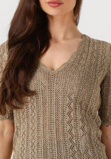 Goldfarbene TWINSET MILANO T-shirt 251TT3194 - large