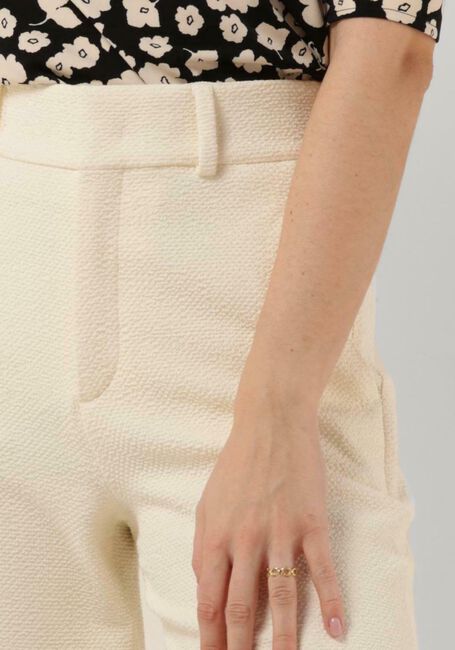 Weiße VANILIA Hose BARK TAILORED - large