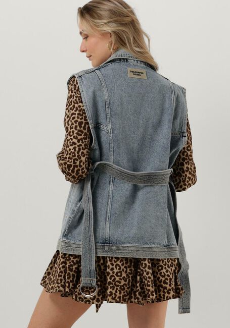 Hellblau COLOURFUL REBEL Gilet YALOU DENIM GILET - large