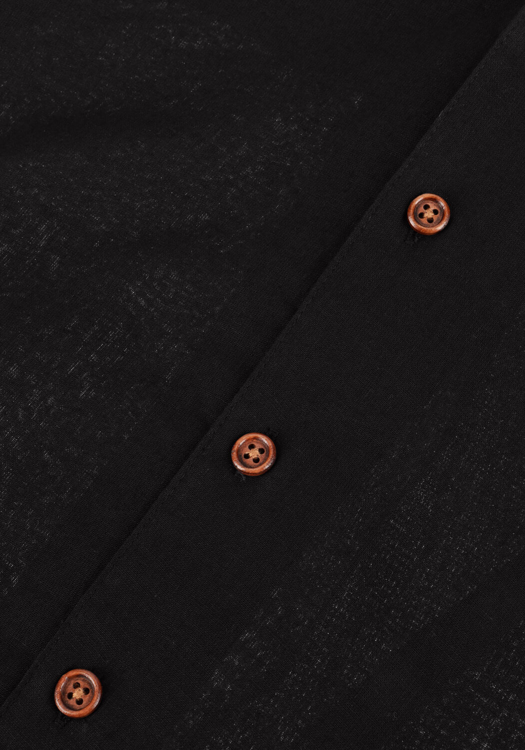 Schwarze ANERKJENDT Hemden AKLEO SSS COT/LINEN SHIRT - large