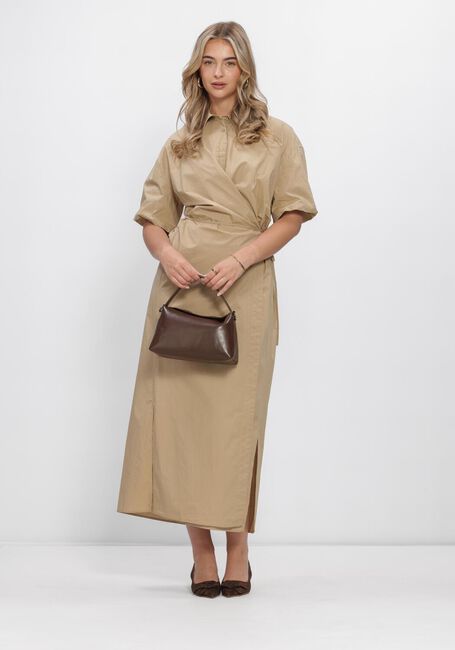 Braune SECOND FEMALE Midikleid RHYE DRESS - large