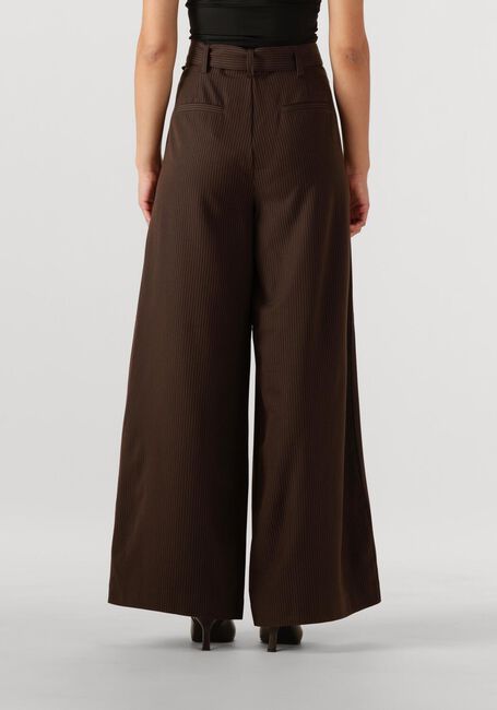 Braune MY ESSENTIAL WARDROBE Weite Hose VITTAMW HIGH WIDE PANT - large