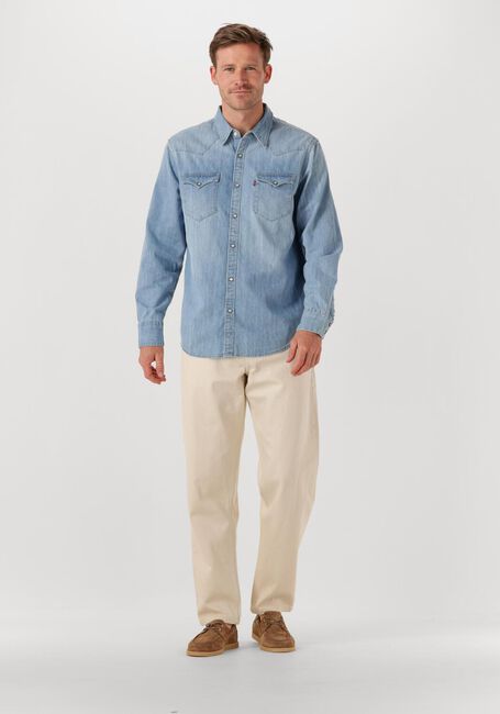 Hellblau LEVI'S Casual-Oberhemd BARSTOW WESTERN - large