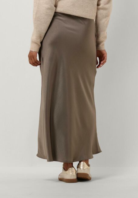 Graue NEO NOIR Maxirock VICKY HEAVY SATEEN SKIRT - large