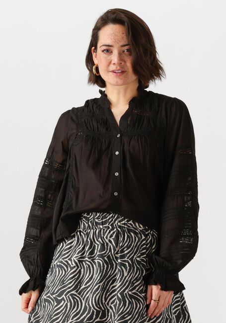 Schwarze NEO NOIR Blusen LYLA S VOILE BLOUSE - large
