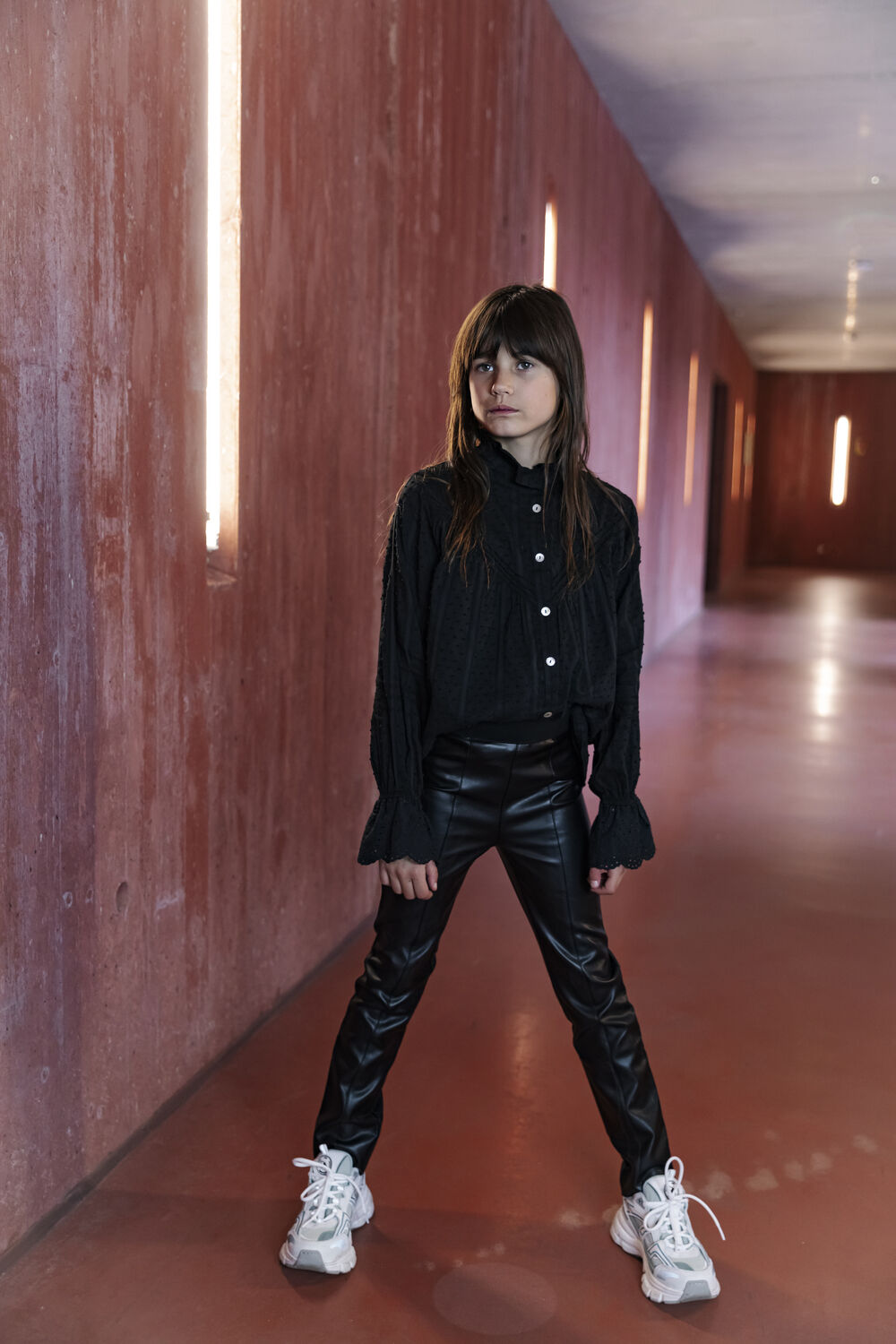 Schwarze AMMEHOELA Blusen AM.MIA.09 - large
