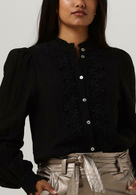 Schwarze AAIKO Blusen ISALEE TEN 522 - large