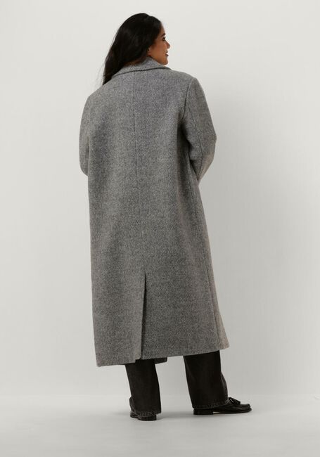 Graue ALIX THE LABEL Mäntel LONG WOOL COAT - large