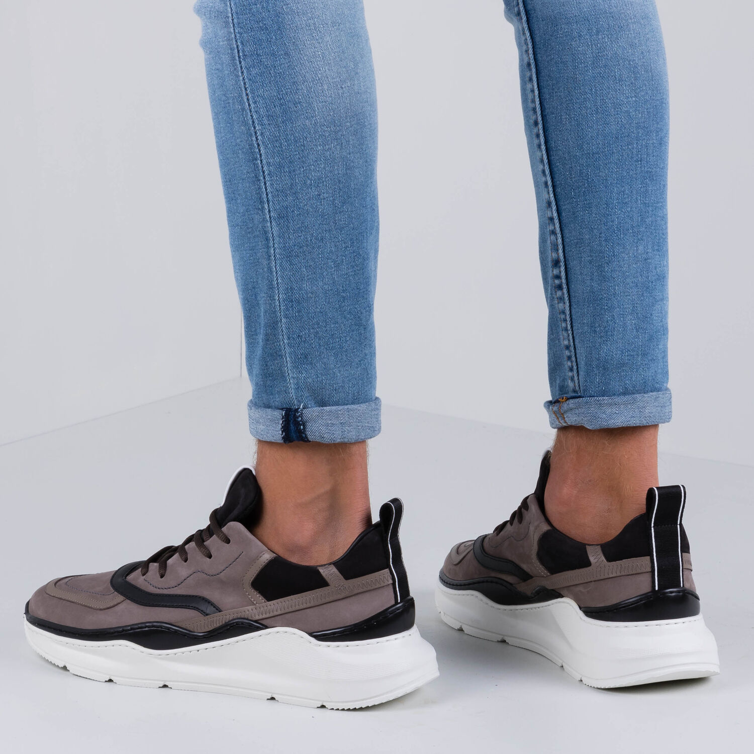 Graue BARRACUDA Sneaker Low BU3242 - large