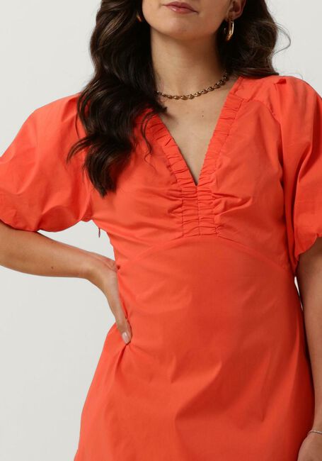 Orangene NEO NOIR Maxikleid ILLANA POPLIN DRESS - large