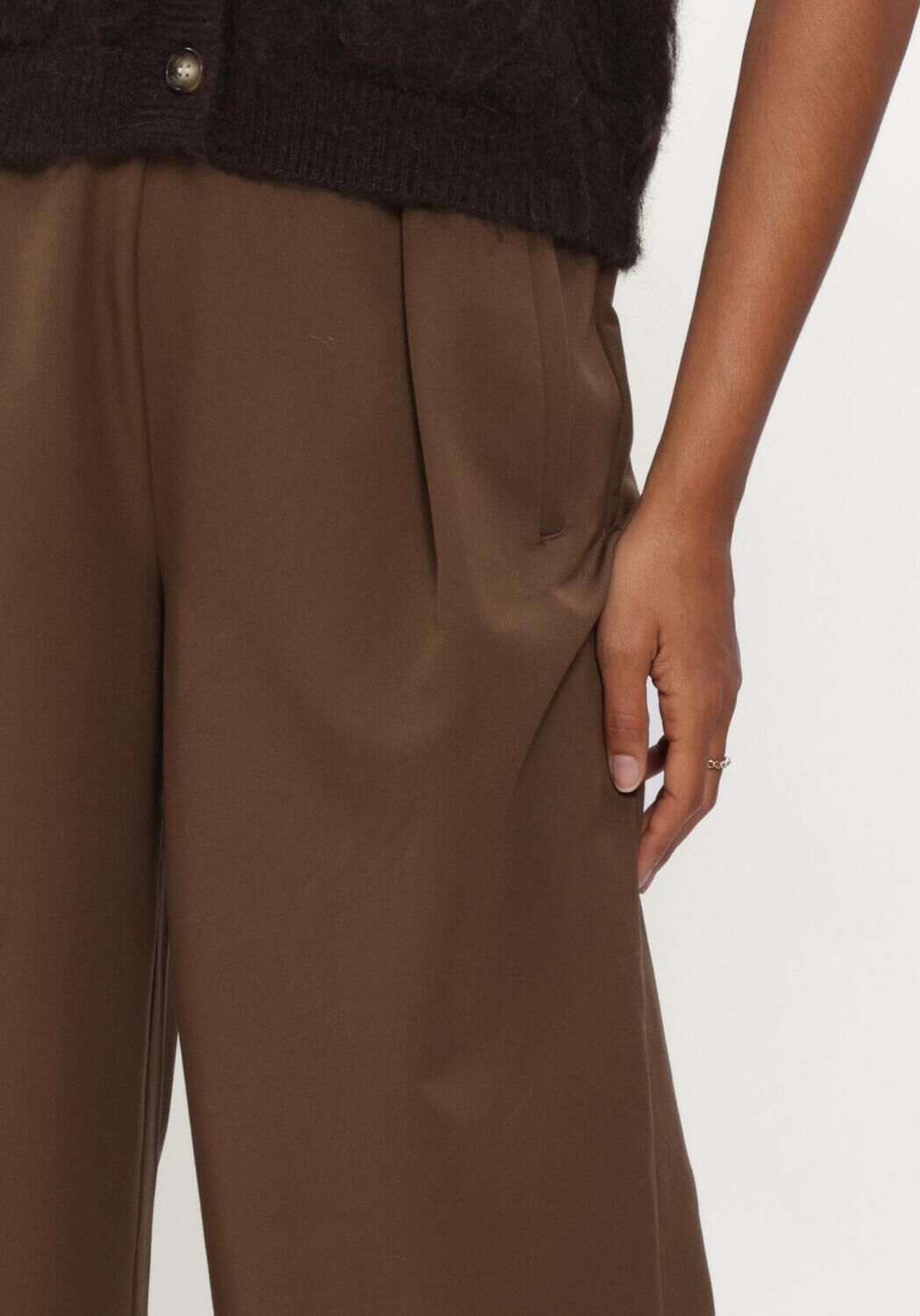 Braune CIRCLE OF TRUST Weite Hose MARLON PANTS - large
