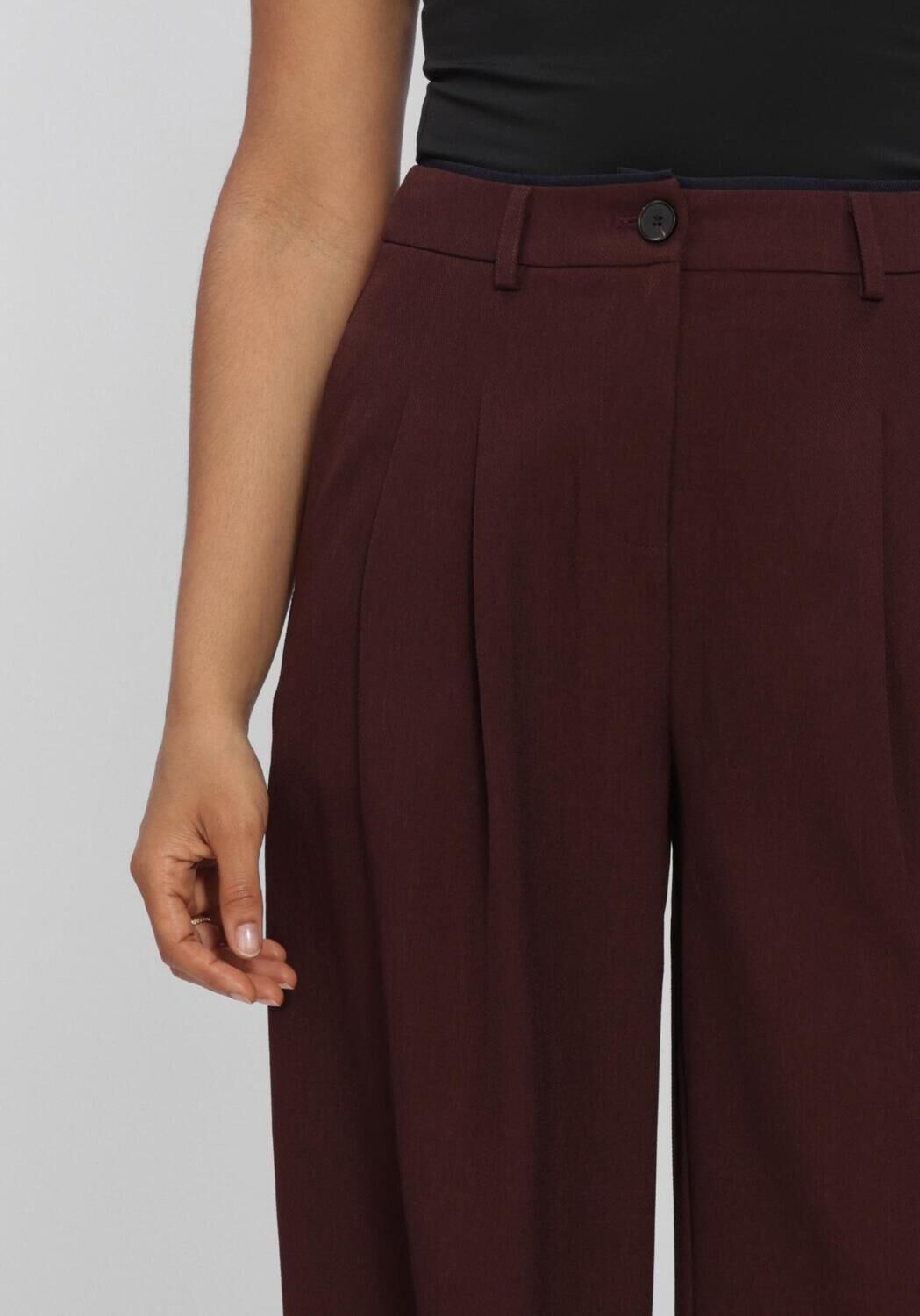 Bordeaux AIMEE THE LABEL Hosen LUXW6 TROUSER - large
