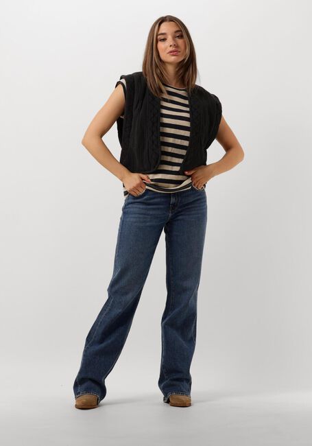 Dunkelblau BY-BAR Top TOBI BIG STRIPE TOP - large