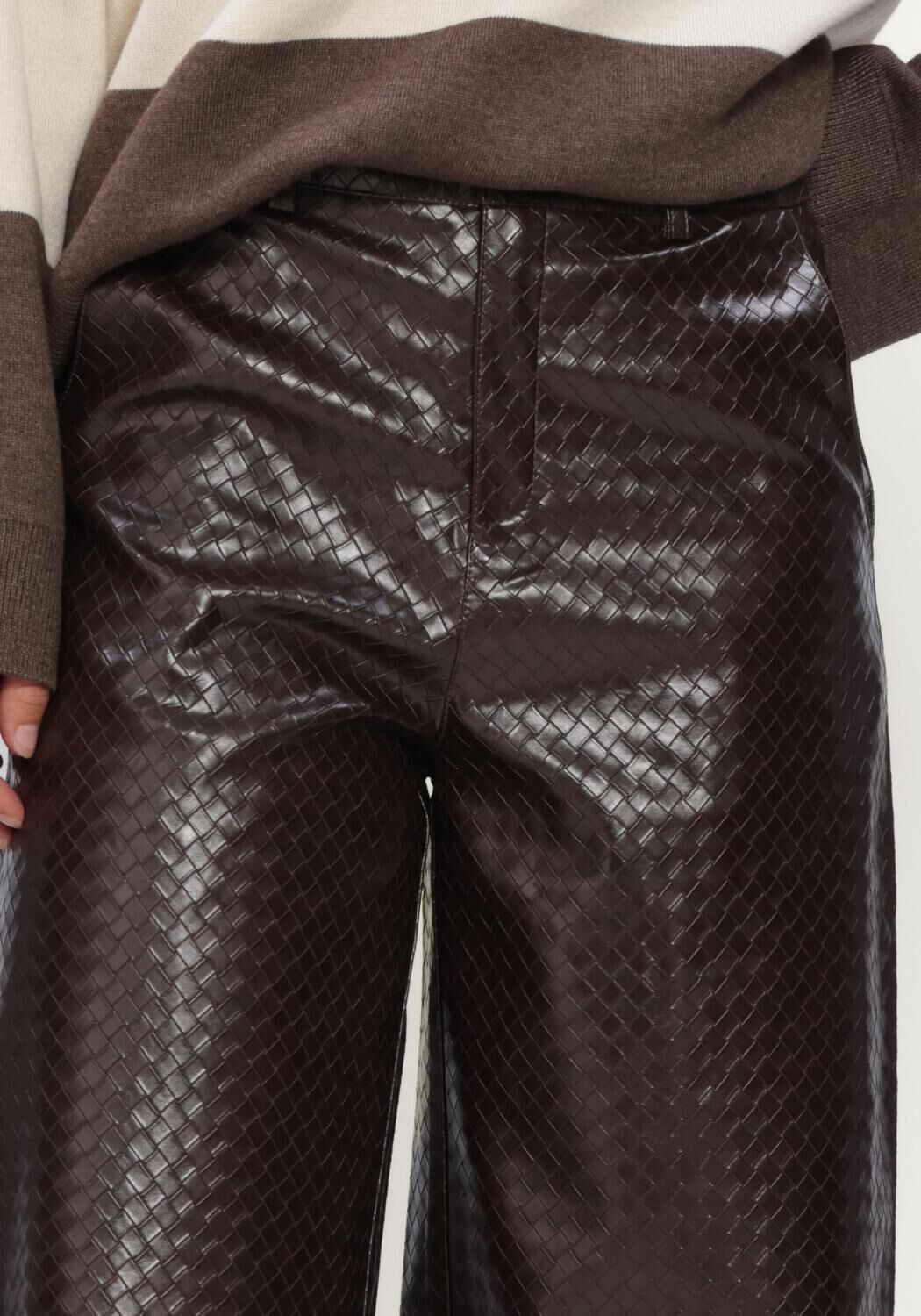 Braune GRACE & MILA Weite Hose TROUSER - large