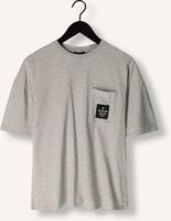 Hellgrau ALIX THE LABEL T-shirt LADIES KNITTED LABEL T-SHIRT Hellgrau ALIX THE LABEL T-shirt LADIES KNITTED LABEL T-SHIRT - medium